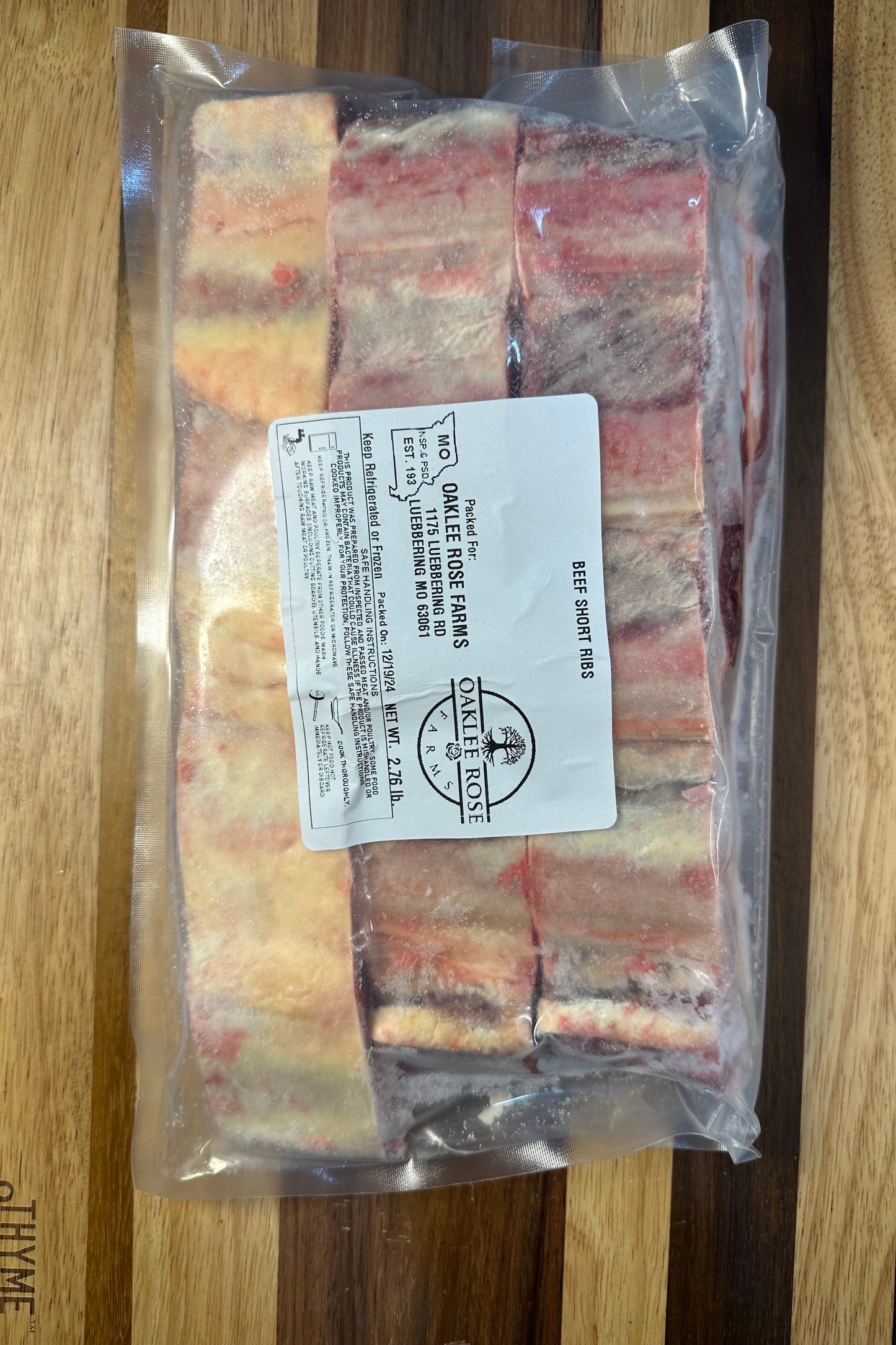 Beef Short Ribs